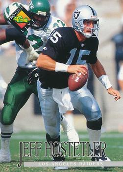 Jeff Hostetler Los Angeles Raiders 1994 Pro Line Live NFL #66